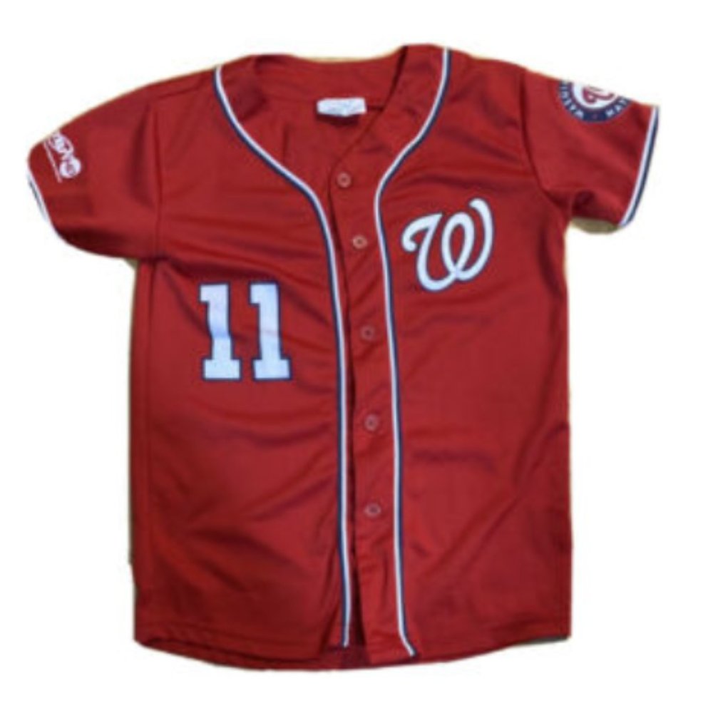 Washington Nationals Youth XL Jersey #11 Zimmerman
